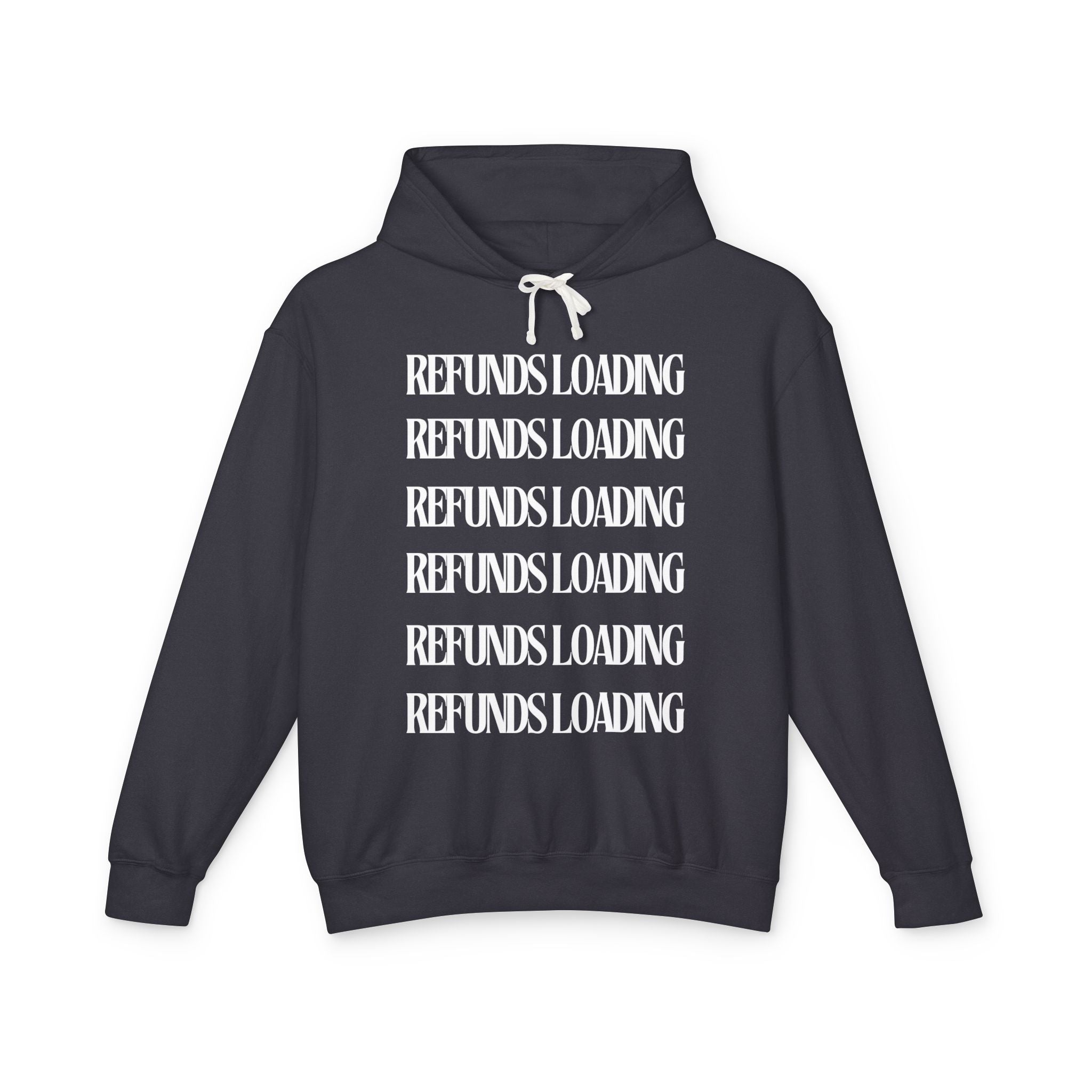 Refunds Loading Unisex Black Hoodie