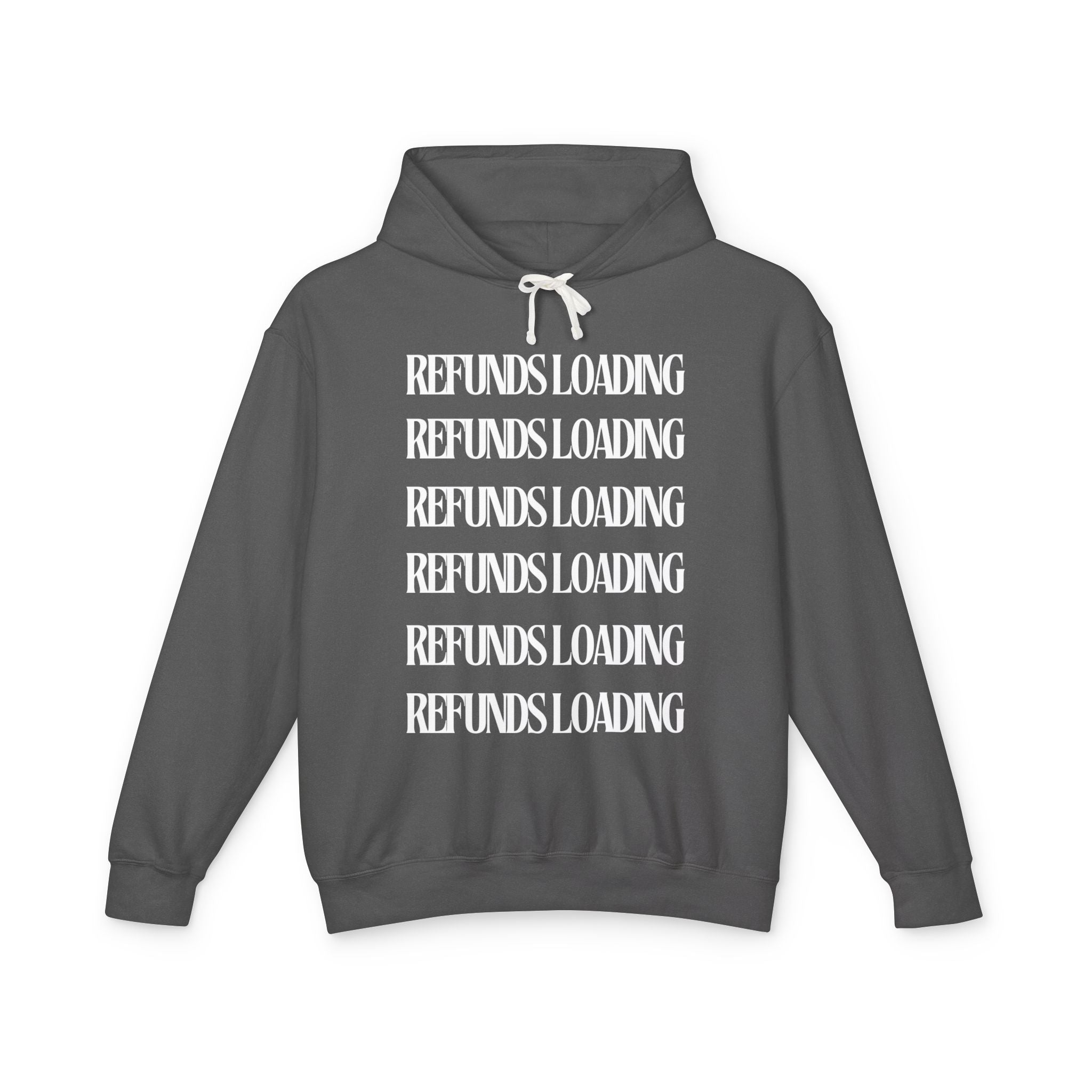 Refunds Loading Unisex Black Hoodie