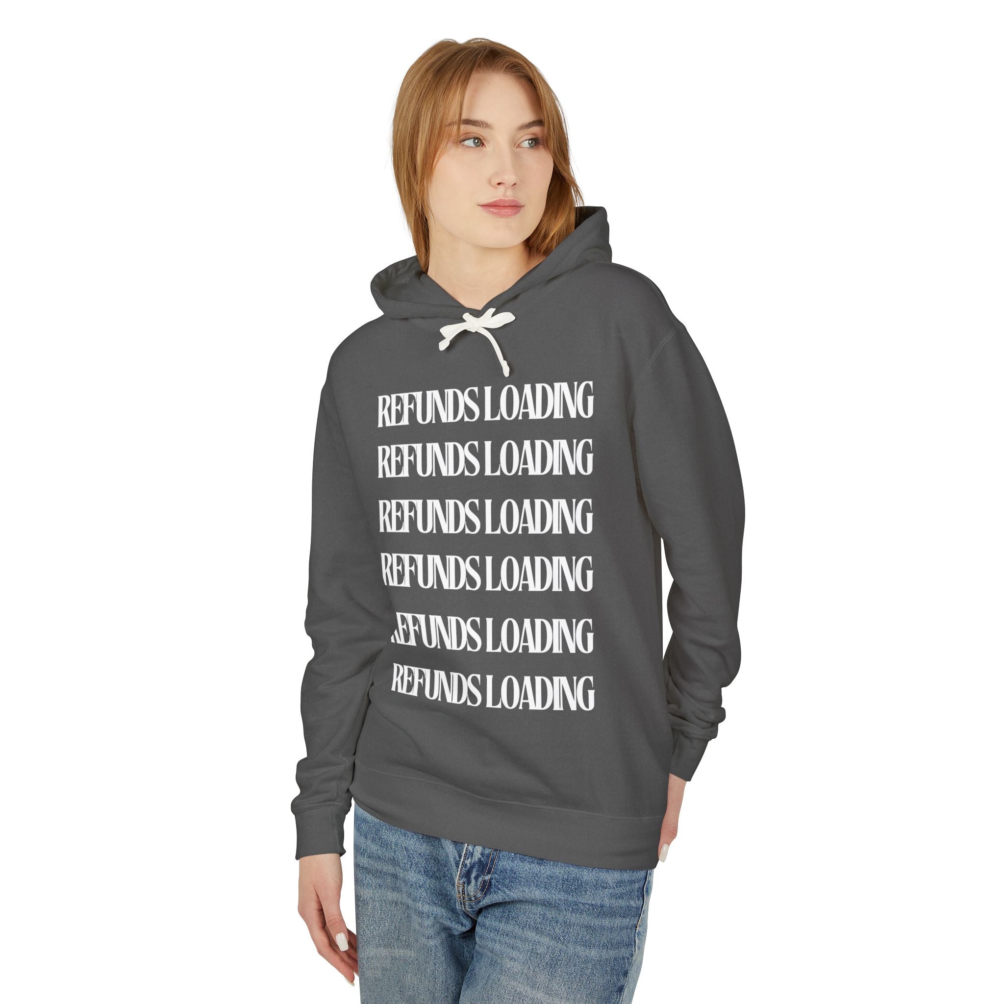 Refunds Loading Unisex Black Hoodie